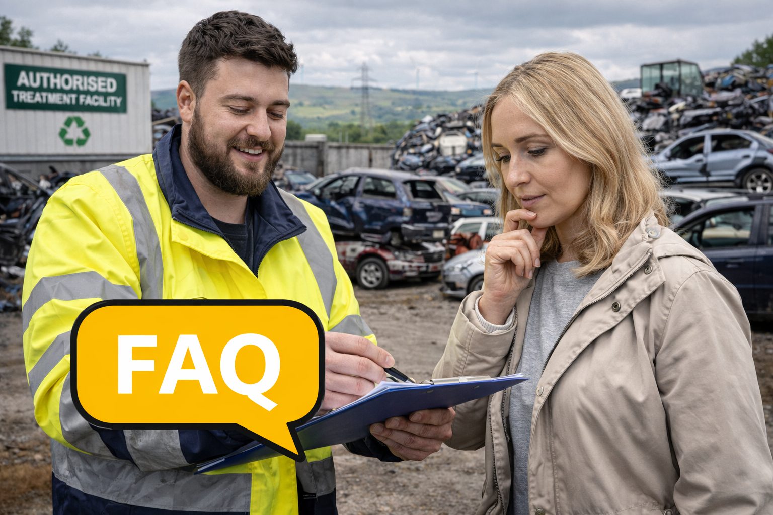 Scrap car FAQs and advice in Brighouse